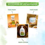Ubtan Face Mask with Saffron and Turmeric for Skin Brightening and Tan Removal 